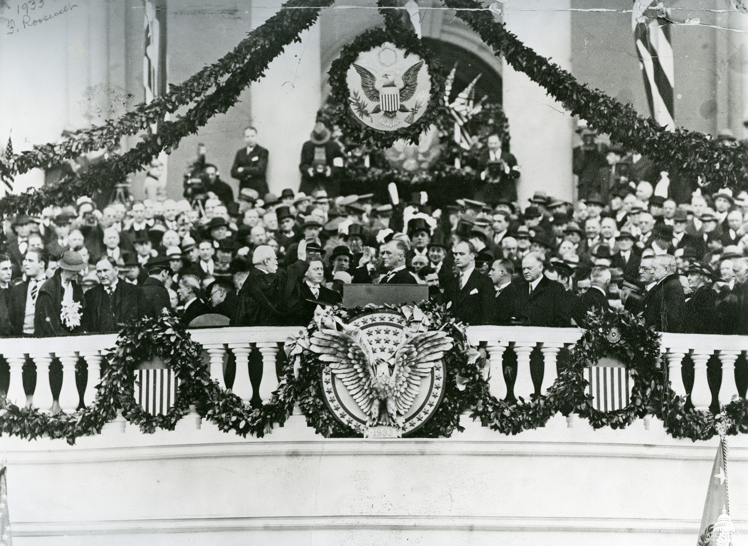 FDR is Inaugurated for the First Time